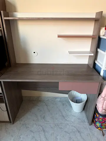 Stylish Modern Study Table with Storage