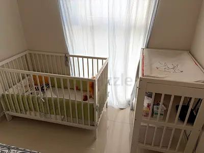 Crib and Changing table (mattress+changing pad+bumper)