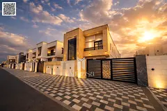 Villa for sale in Al Yasmin area - Ajman, one of the quiet and distinguished residential areas, clos