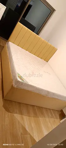 King size storage bed including madical mattres brand new selling