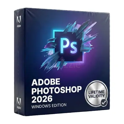 Adobe Photoshop 2026 - Windows Edition with Lifetime Validity