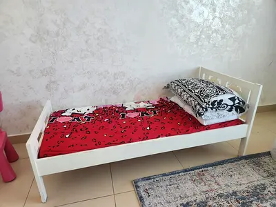 IKEA KRITTER Full Bed with mattress and bedsheets for Kids - Perfect for Small Kids