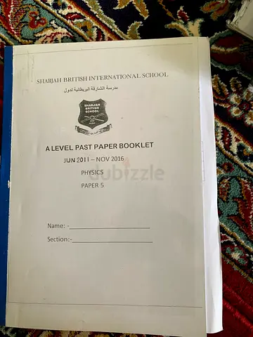 A Level Past Paper Booklet - Physics