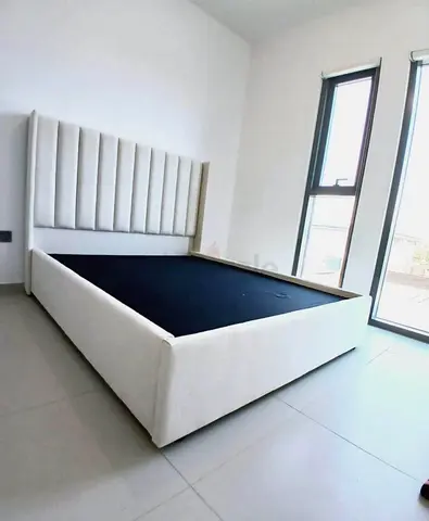Modern Upholstered Bed with Stylish Headboard
