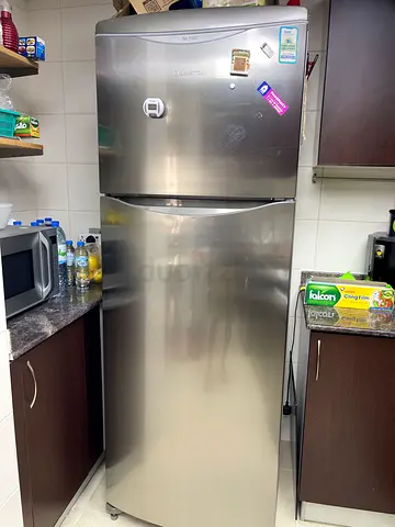 Sleek Silver Refrigerator for Sale