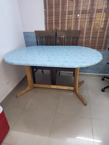 Stylish Wooden Dining Table with Unique Design