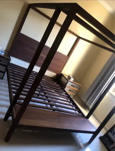 Marina Home Four Poster Solid Wood King Bed