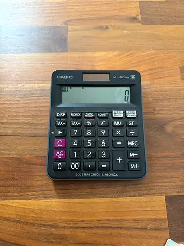 Casio Basic Calculator for Business or Study Use