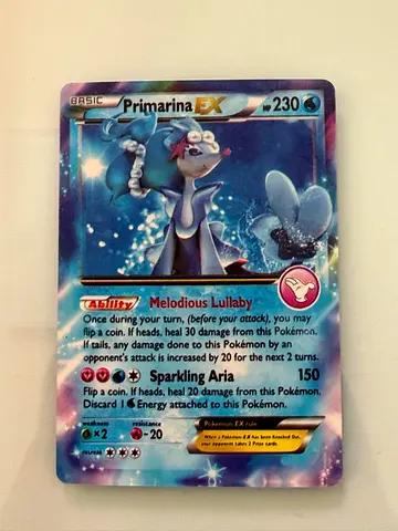 Primarina EX Pokémon Card