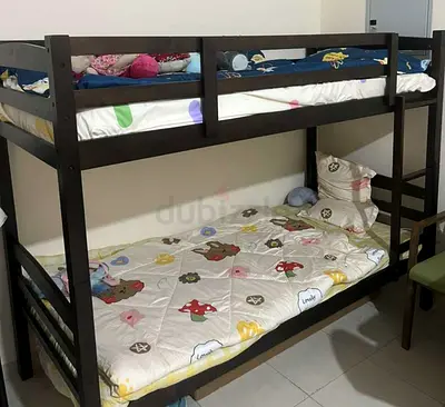 Double bed with mattress