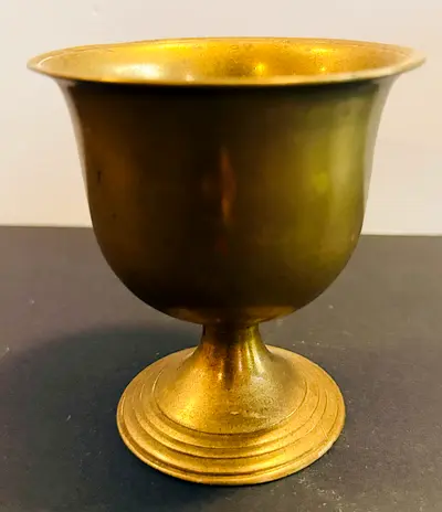 Vintage Brass Goblet