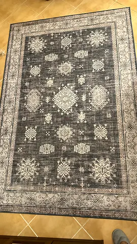 Stylish Belk Chenille Printed Rug 220*150 Brown - Perfect for Any Room