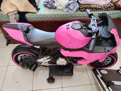 Kids Ride-On Pink Motorcycle