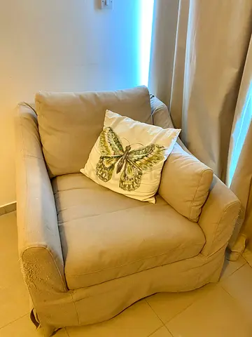 Comfortable IKEA Beige Armchair / sofa for Sale