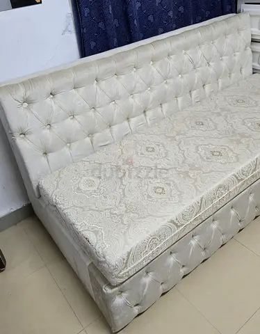 Elegant Brand New White Sofa Bed