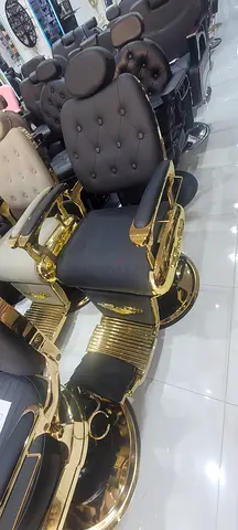 Luxury Black and Gold Salon Chair