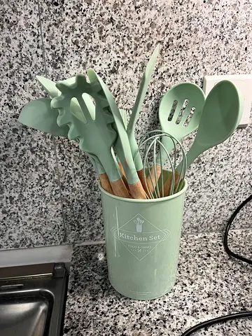 Stylish Kitchen Utensil Set with Holder