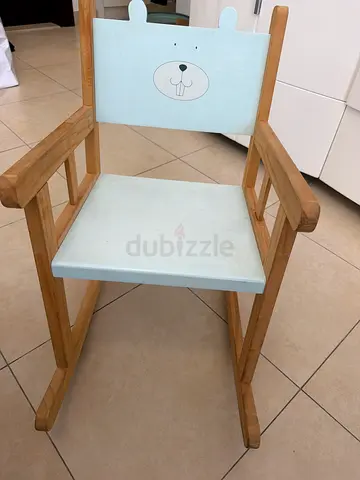 Wooden kids Chair with Bear Design