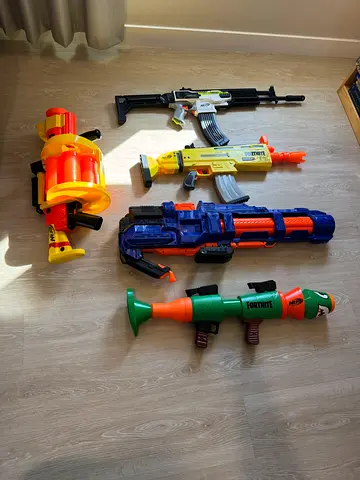 Nerf gun collection