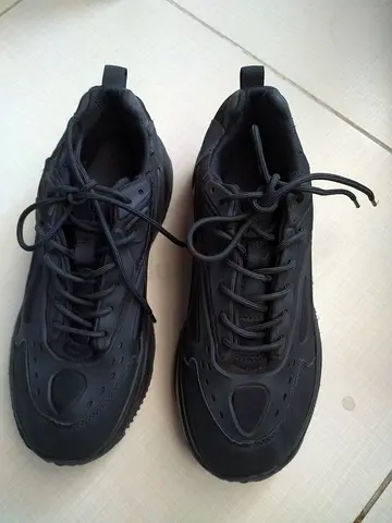 Zara Lace up Trainers Black Size 41