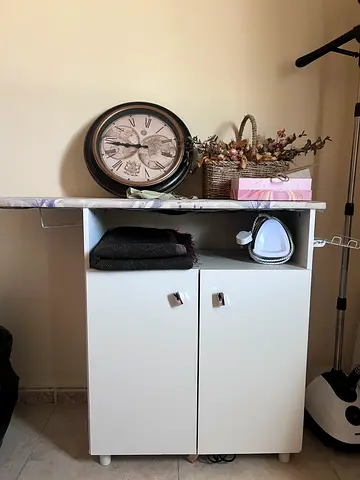 Iron board + Cupboard + Iron