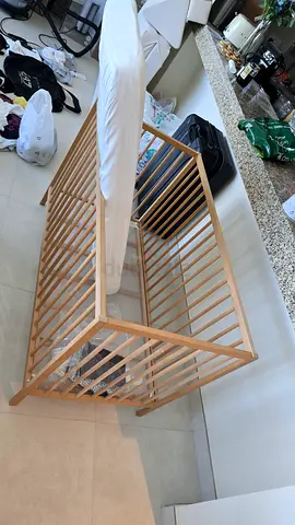 Gently Used Wooden Crib for Sale