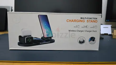 6 in 1 Multifunction Charger Station (One time used)