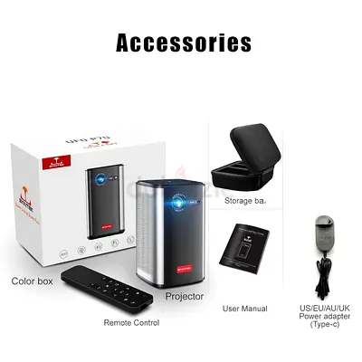 BYINTEK P70 Portable Mini Projector with Remote Control