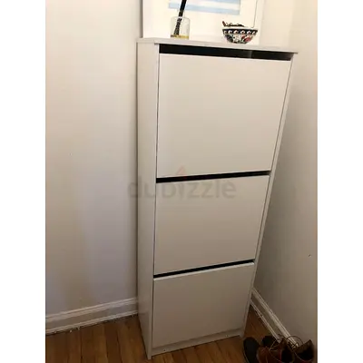 Modern White Storage Cabinet