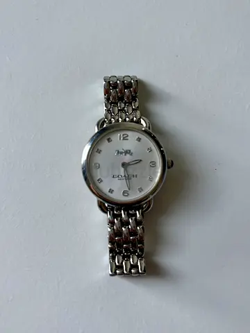 Coach Delancey Silver Watch