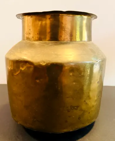 Vintage Brass Pot
