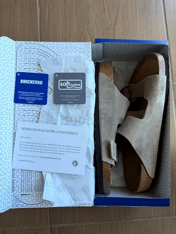 Birkenstock Arizona Soft Footbed Suede Taupe EU 43