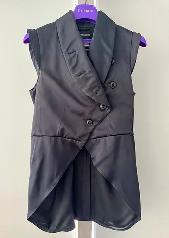 Ann Demeulemeester sleeveless tailored blazer