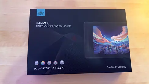 HUION Kamvas Pro 13 2.5K QHD Graphics Monitor Drawing Tablet with Screen QLED