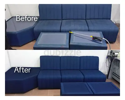 Professional deep shampoo cleaning services of sofa, mattress, curtains, chairs, villa and apartment