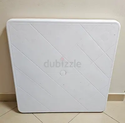 Dining table fiber with 4 Stool