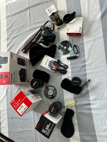 Canon EOS 500D Camera Kit with Accessories