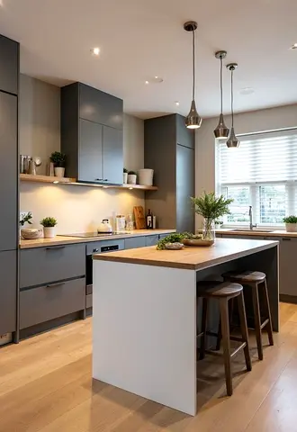 Stylish Modern Kitchen Island