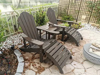 Outdoor armchair