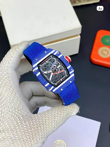 Stylish RM Blue Dial Sports Watch