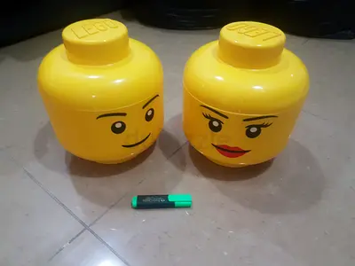 Set of LEGO storage boxes (4 in total)