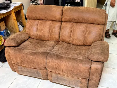 Comfortable Brown Recliner Sofa