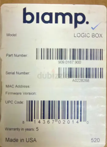 Biamp Logic Box - Reliable Audio Solution