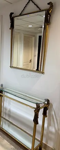 Vintage Console and Mirror