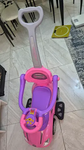 Kids Push Ride-On Car in Pink