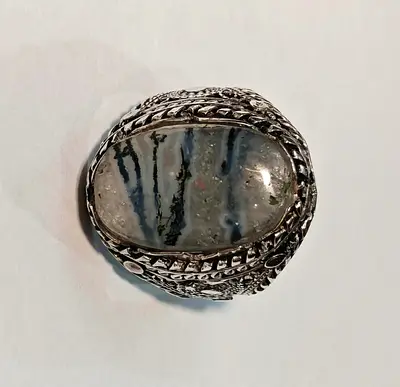 عقيق يماني نادر يحمل لفظ الجلالة