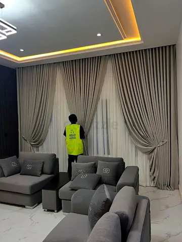 Elegant Living Room Curtains with Modern Design