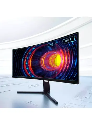 30 inch Curved Gaming Monitor 200hz 1800R Curvature 2560 × 1080 WQHD Resolution 4K FreeSync AMD 21:0
