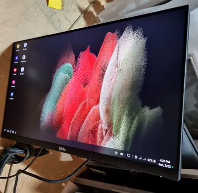 24inc Dell Bezel Less IPS Display FHD LED Monitor With HDMI + Hidrolic Stand 2024 Model P2425H