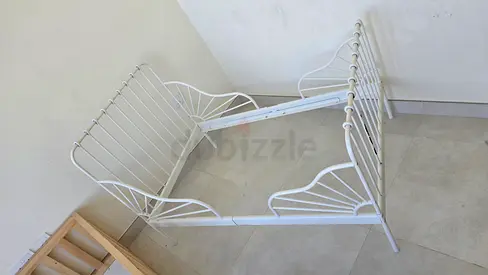 Charming White Baby Crib Frame for Sale